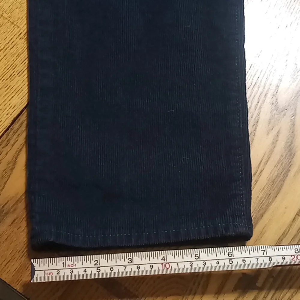 J. CREW Mens Pants BLACK 29 x 30 CORDUROY Preowned CLASSIC STRAIGHT JCREW